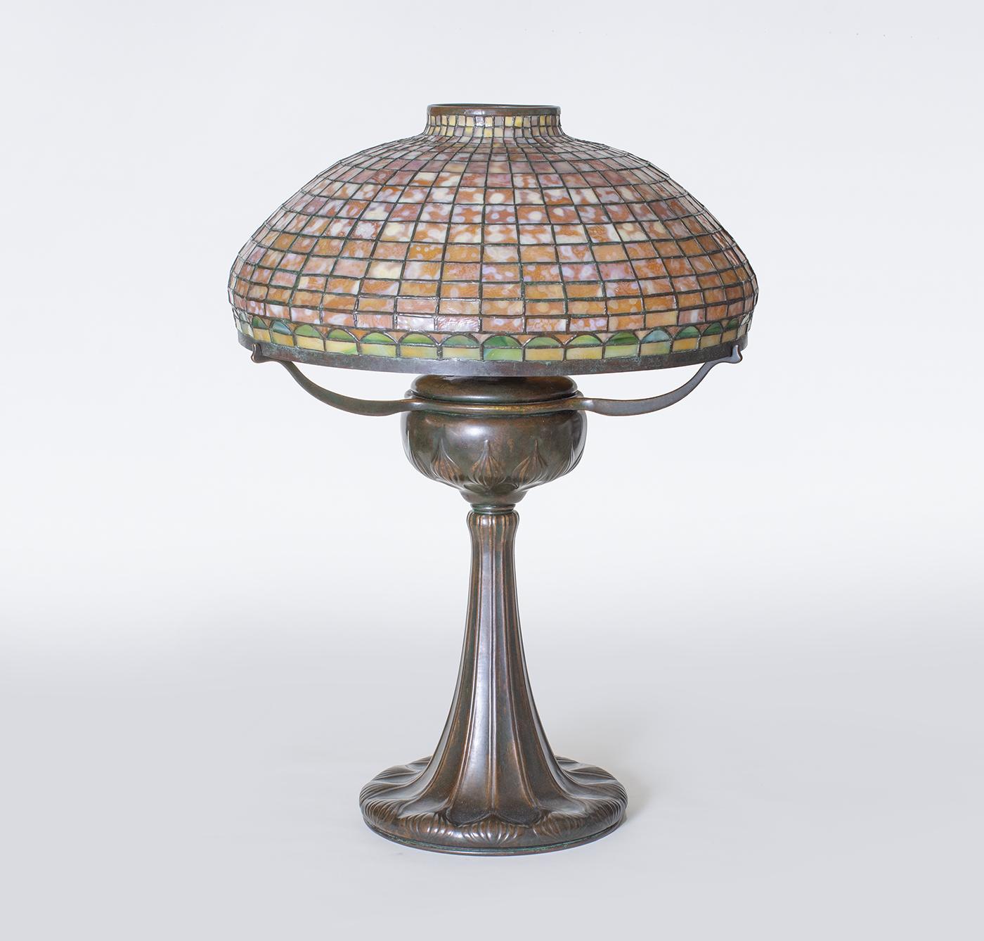 Tiffany Studios  Geometric Tyler Variant Table Lamp 2