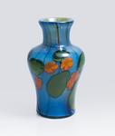 Tiffany Favrile Glass  Paperweight Vase with Nasturtiums