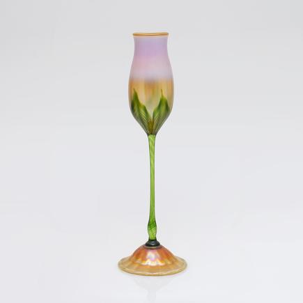 Tiffany Favrile Glass  Flower Form Vase 2