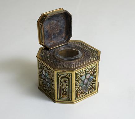 Tiffany Studios   Abalone  Inkwell 2