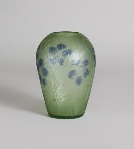 Tiffany Favrile Glass  Cameo Vase 2