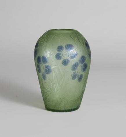 Tiffany Favrile Glass  Cameo Vase 3