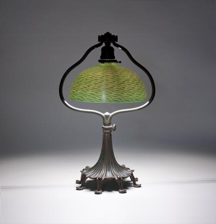 Tiffany Studios  Harp Desk Lamp 1