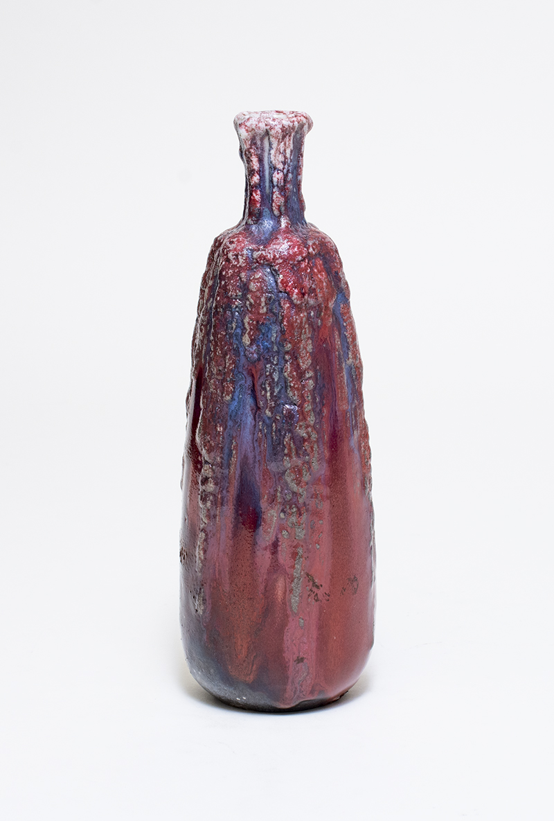 Mougin Frères  Vase with Drippy Glaze 1