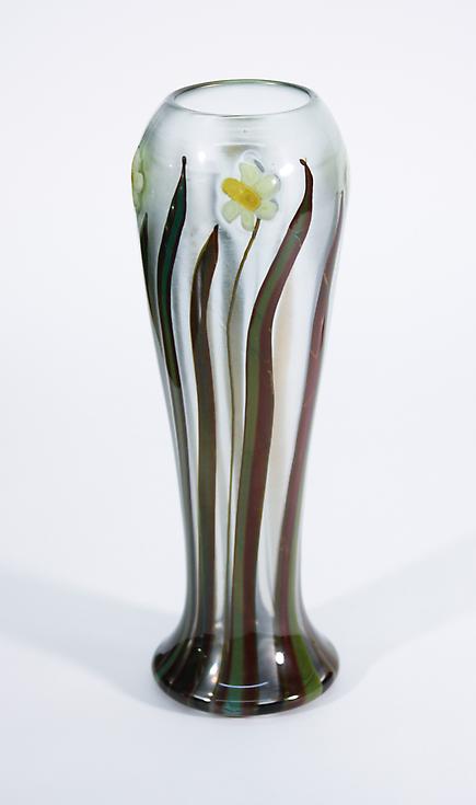 Tiffany Favrile Glass Paperweight Vase 1