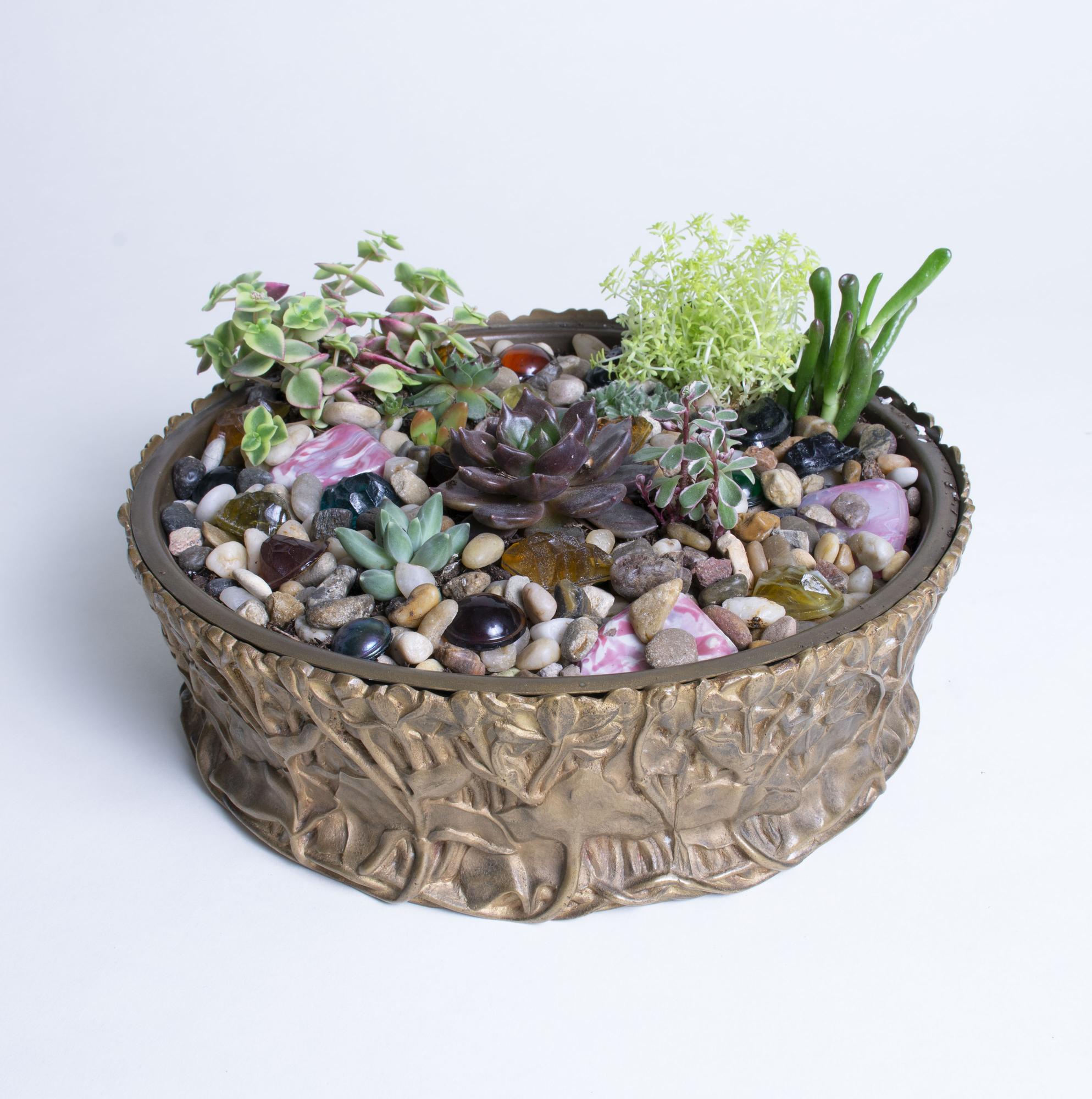 Tiffany Studios  Marsh Marigold Planter 2