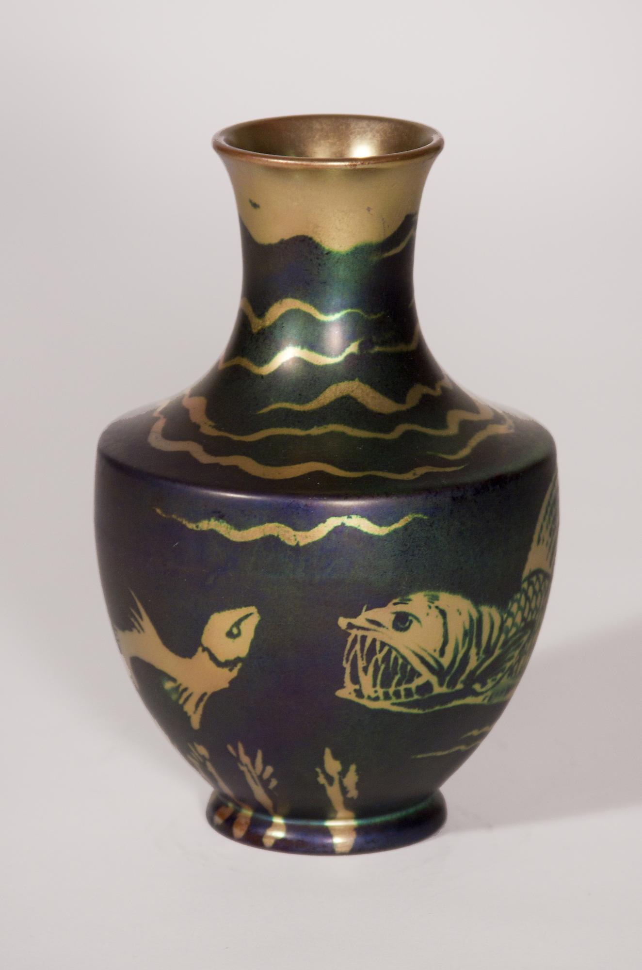 Zsolnay Iridescent Vase 1