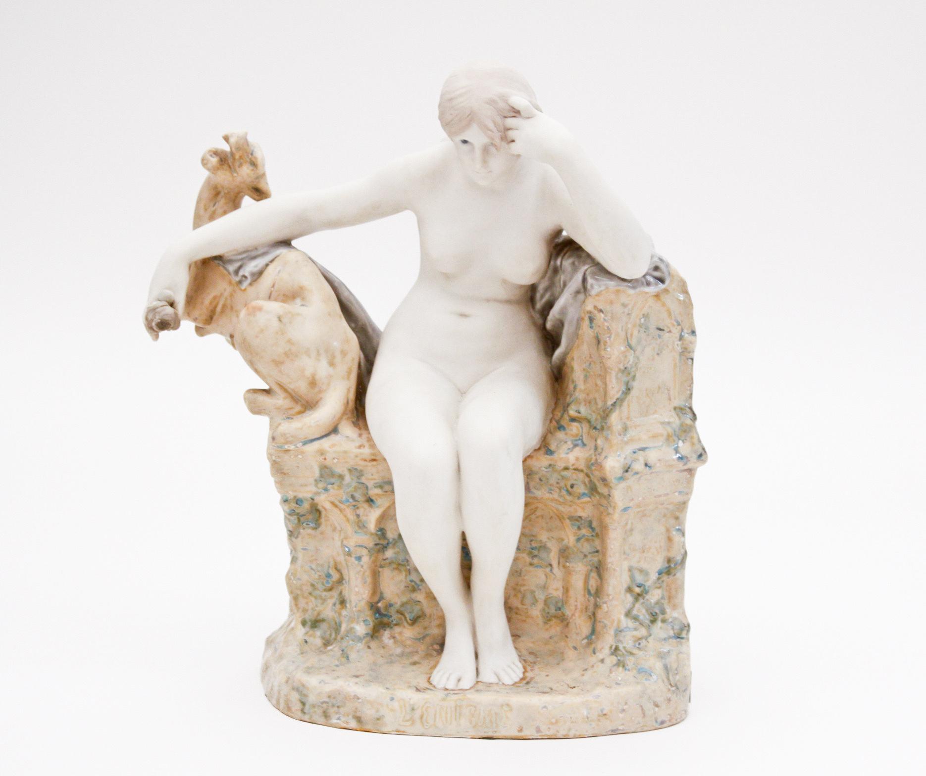 Sevres  Sculptural Figure "L'Enigme" 1