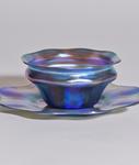 Tiffany Favrile Glass  Finger Bowl and Underplate