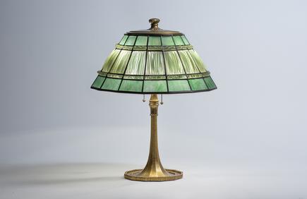 Tiffany Studios  Linenfold Table Lamp 1