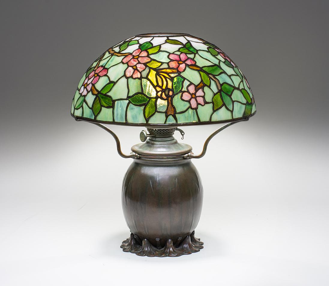 Tiffany Studios  Apple Blossom Table Lamp 1