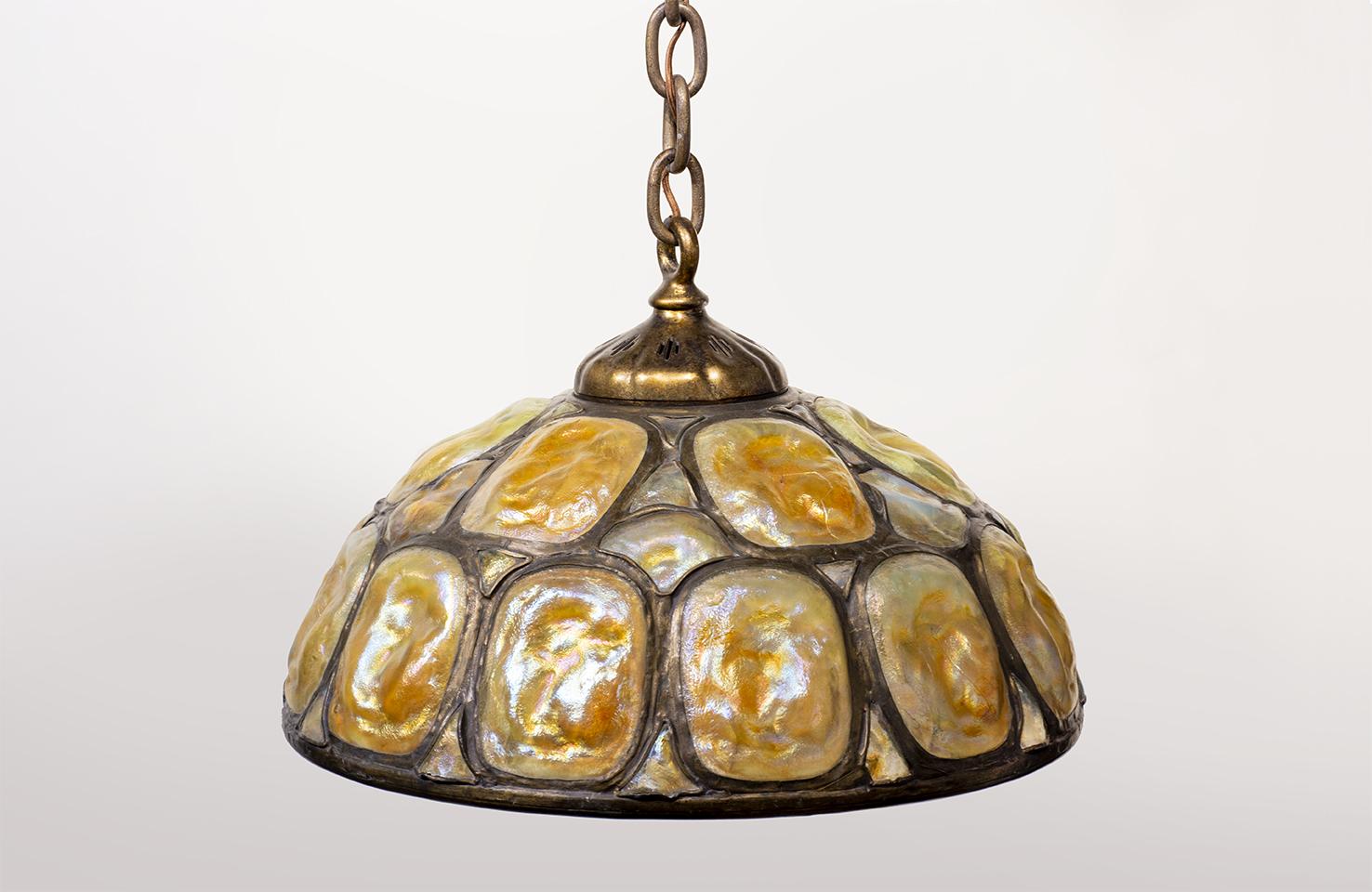 Tiffany Studios  Turtle Back Hanging Shade 1