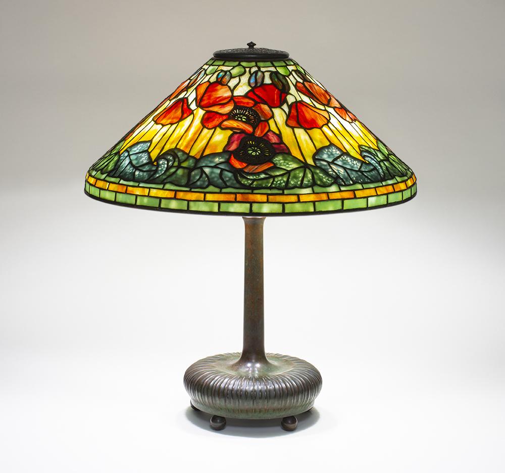 Tiffany Studios  Poppy Table Lamp 1