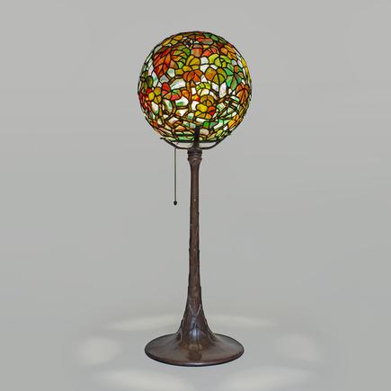 Tiffany Glass & Decorating Co.  Rare Autumn Leaves Table Lamp 1