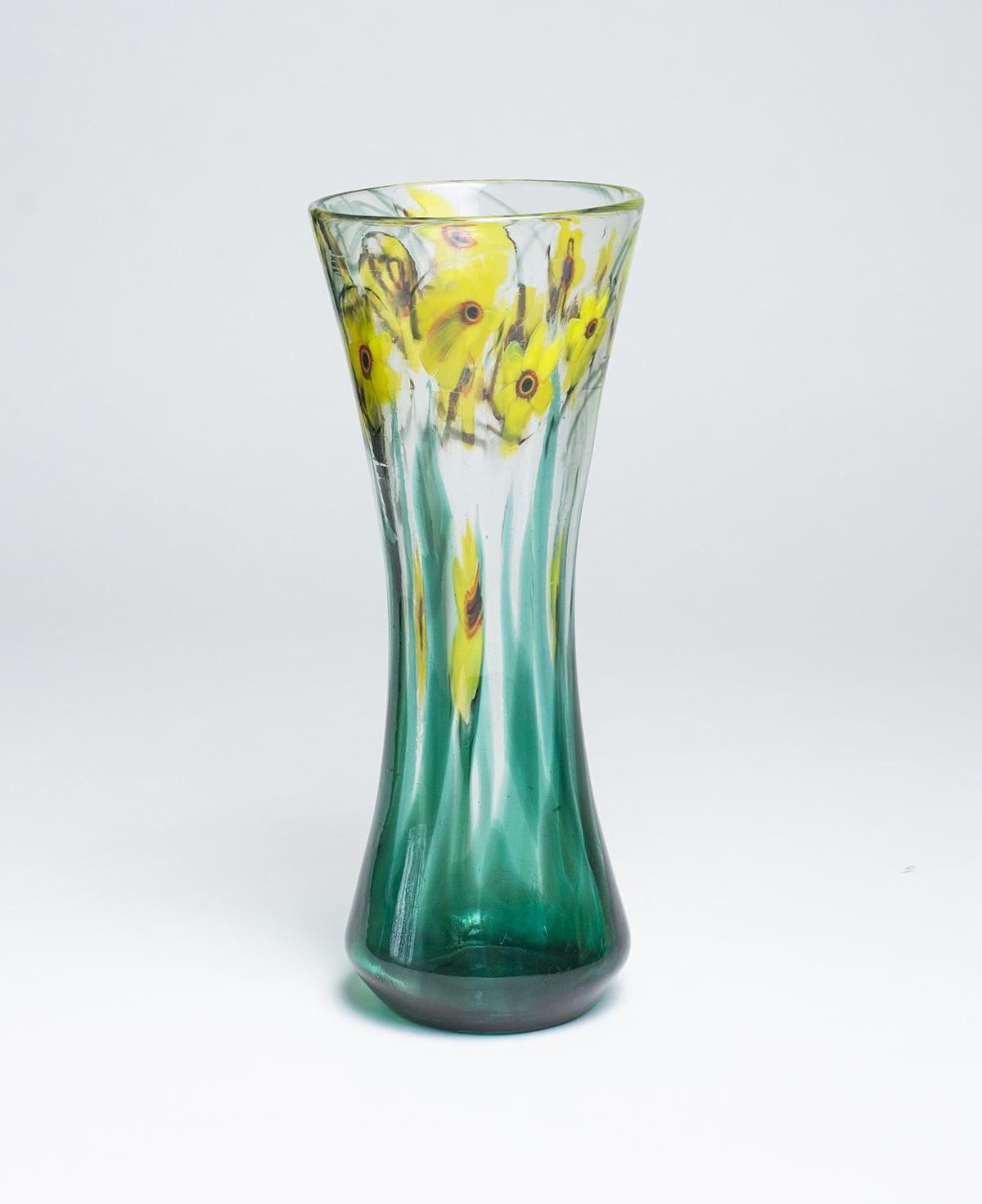 Tiffany Favrile Glass  Paperweight Vase 1