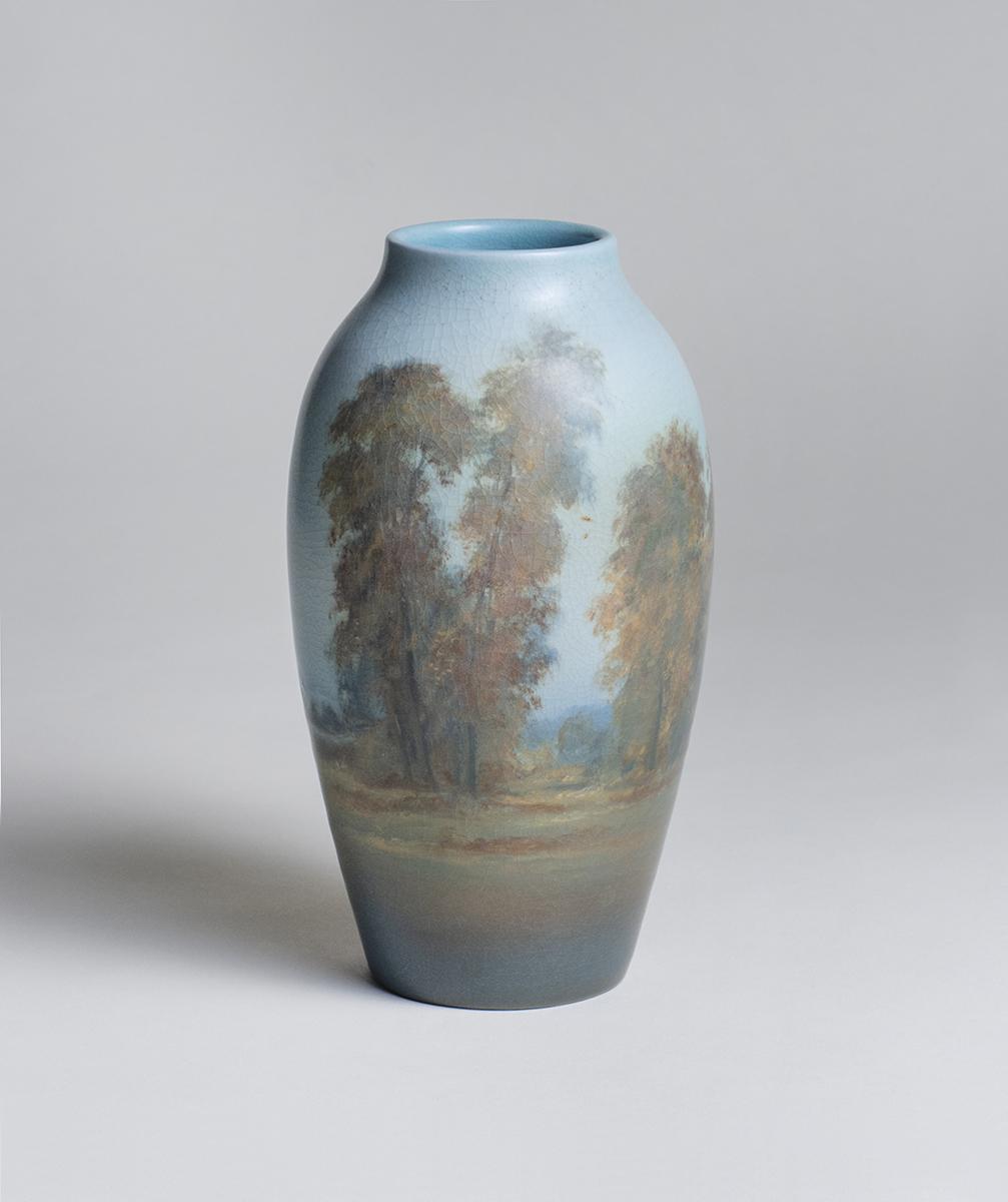 Ed Diers for Rookwood Pottery  Scenic Vellum Vase 1