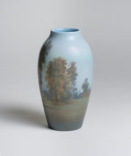 Ed Diers for Rookwood Pottery  Scenic Vellum Vase 2