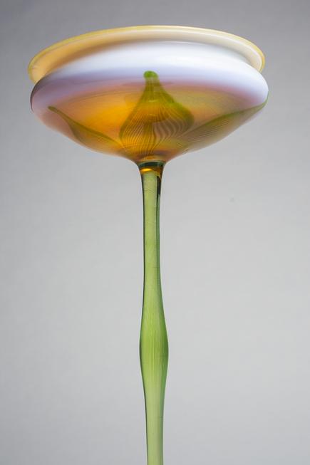 Tiffany Favrile Glass  Flower Form Vase 2